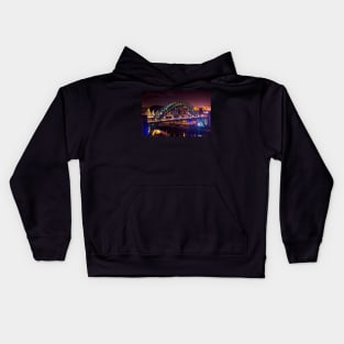 Tyne Bridge Tyneside Kids Hoodie